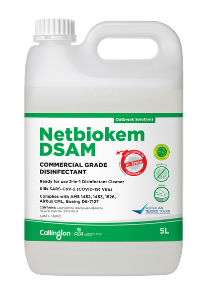 Netbiokem Hospital Grade Disinfectant - 5L ready to use
