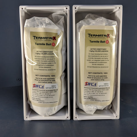 TermatriX Termite Bait Ready To Install - Pre-baited station 2pack